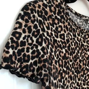 AMERICAN EAGLE LEOPARD MINI DRESS